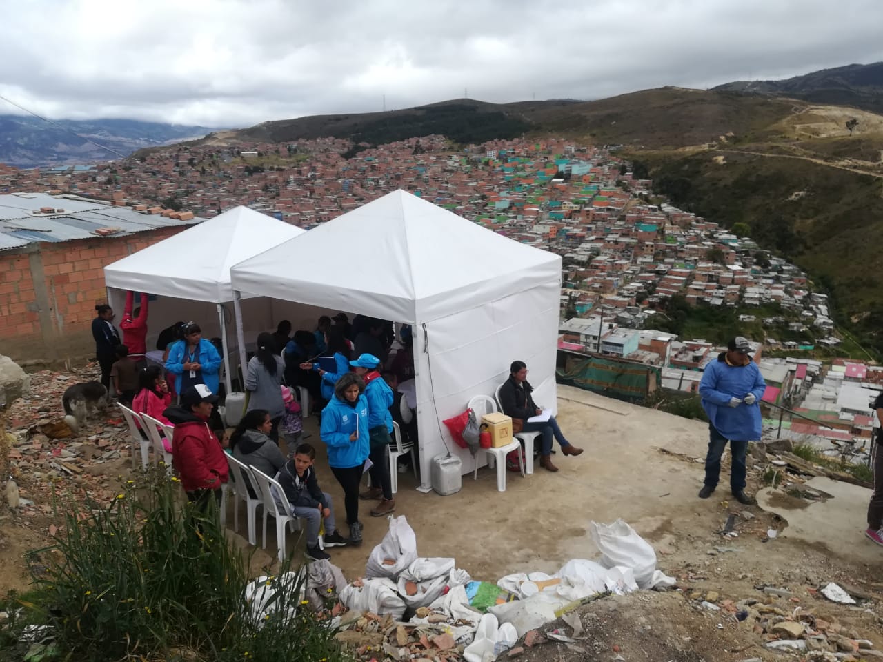 Gran feria de servicios de salud, vivienda y educación en Caracolí